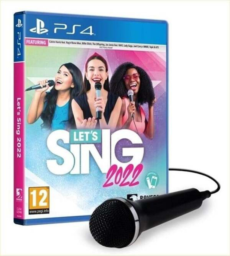 Let's Sing 2022 + 1 Microphone - Sony PlayStation 4 - Musikk