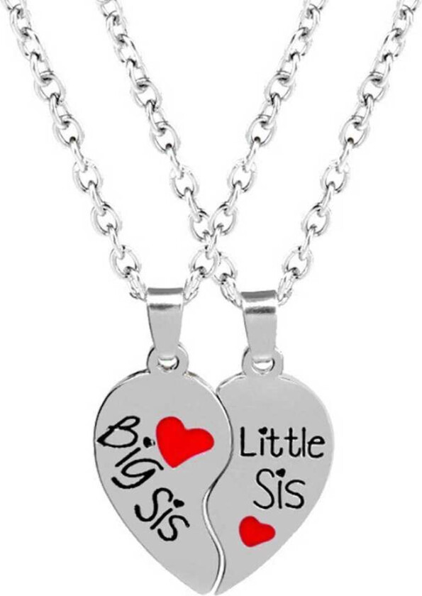 To -del Break Heart for Sisters - Vennskap Søsterskap sølv