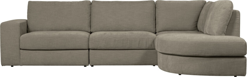 Family Hjørnesofa høyre hjørne flervalg-Varm grå