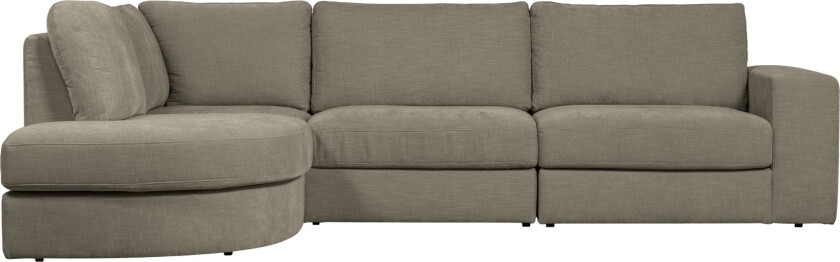 Family Hjørnesofa venstre hjørne flervalg-Varm grå