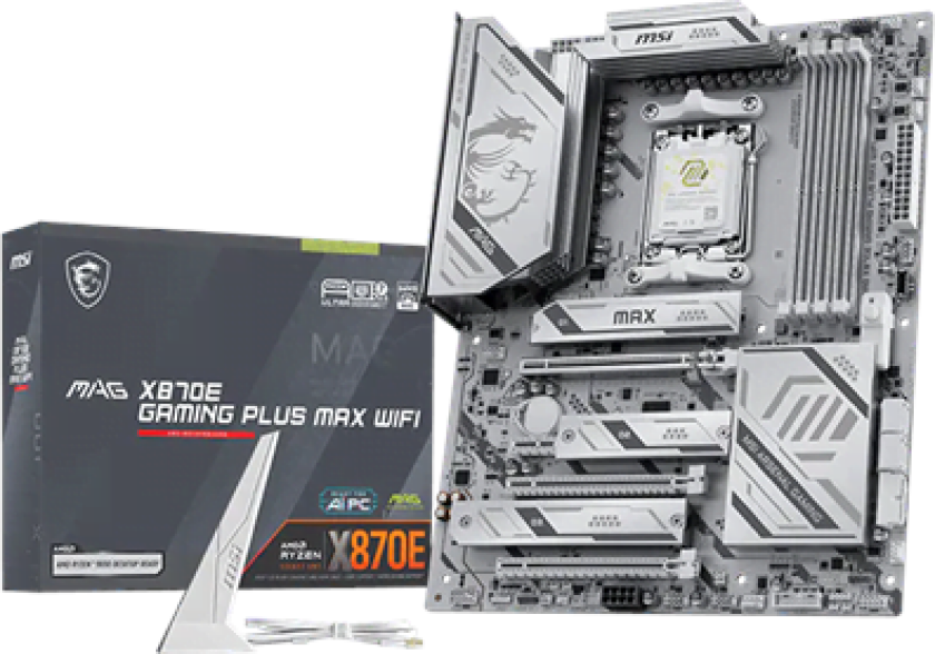 MAG X870E GAMING PLUS MAX WIFI Hovedkort - AMD X870E - AMD AM5 - DDR5 RAM - ATX