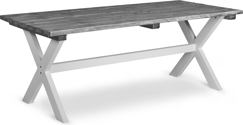 SHABBY CHIC bord 86 x 195 cm Grå