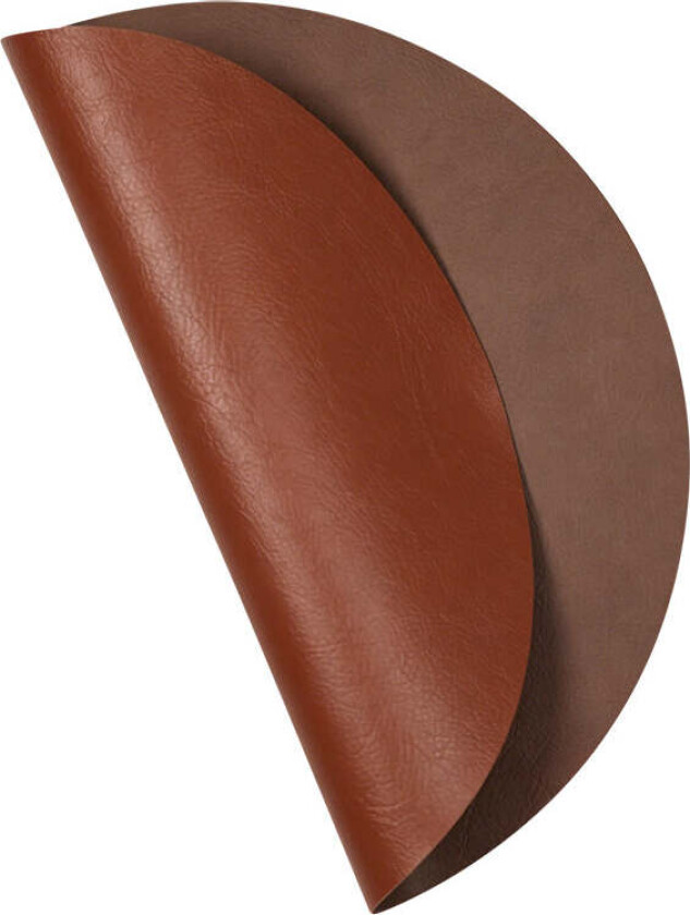 Collections Spisebrikke Rund 38cm Brun/Mørk Brun