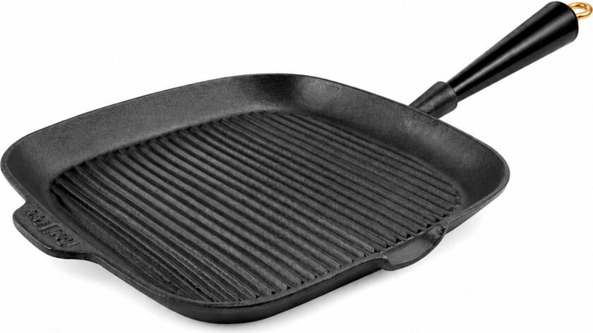 Carl Victor Gold grillpanne 28 x 28 cm, støpejern
