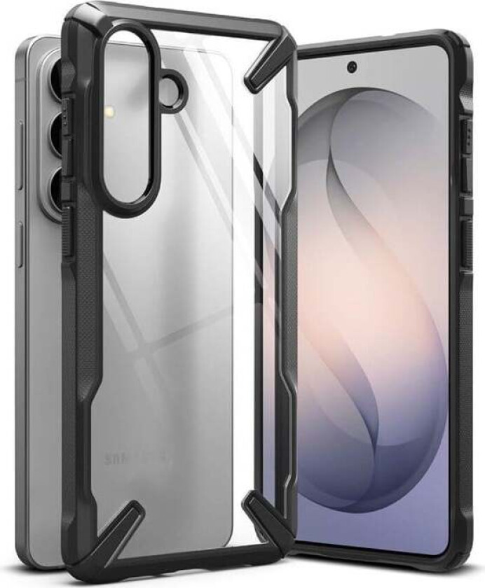 Fusion X Case for Samsung Galaxy S26 - Clear and Black