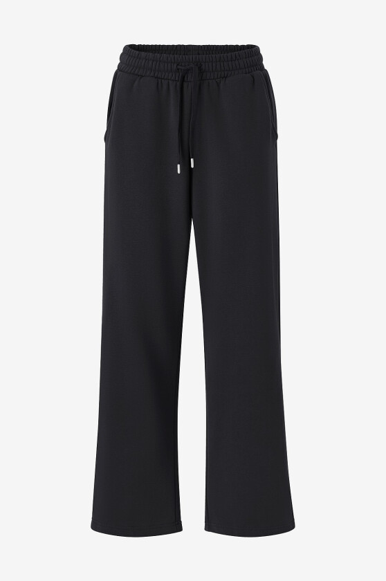 Sweatpants med rette bein - Svart