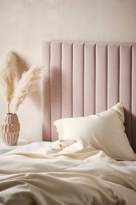 DERBY sengegavl 120 cm Lys beige