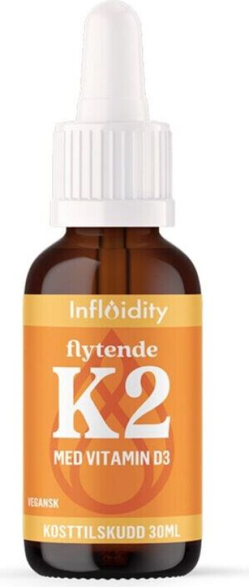 Flytende K2 med vegansk D3