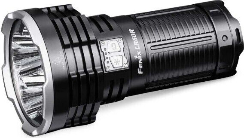 LR50R, Lommelykt, Svart, IP68, LED, 4 lamper, 50000 timer