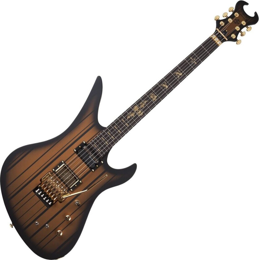Schecter Synyster Gates Custom S Satin Gold Burst 1743