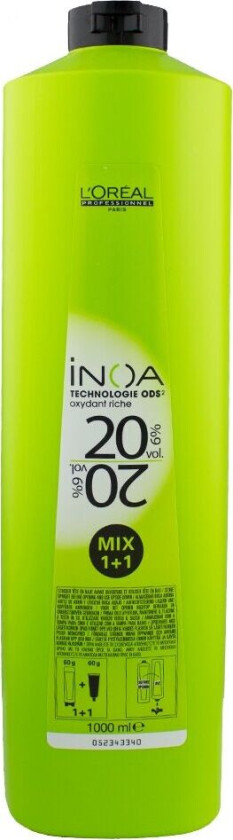 L Oreal Oxidatie L Oreal Professionnel Inoa Oxidatie Oxidant Riche Mix 1 1 20Vol 6 1000 ml