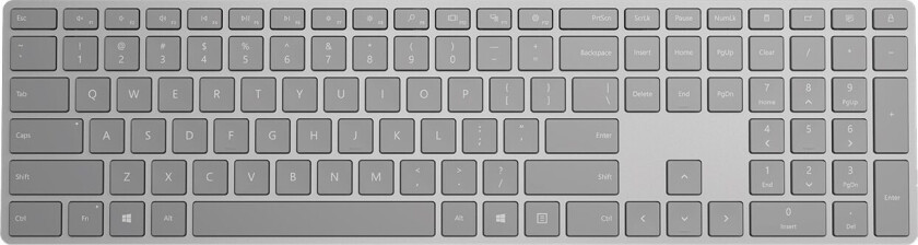 Surface Keyboard - Tastatur - trådløs - Bluetooth 4.0 - grå