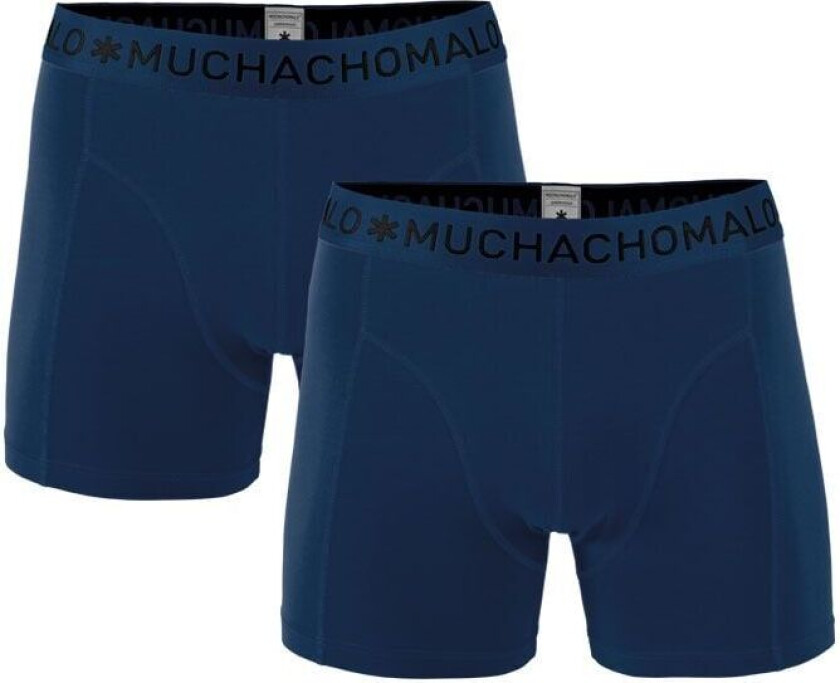 Man 1010 Boxer Solid 2pk Navy/navy S