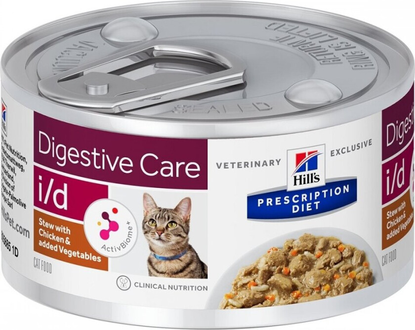 Hill's Prescription Diet Feline i/d Digestive Care Stew Chicken & Vegetables 82 g