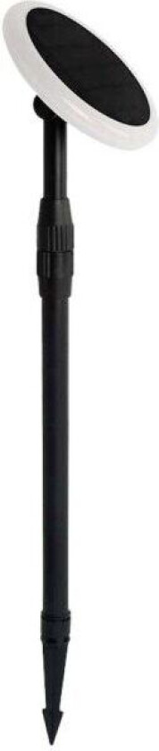 Solcellehavelampe VT-943 6667 LED (RGB) 3.00 W Dagslyshvid Hvid, Sort