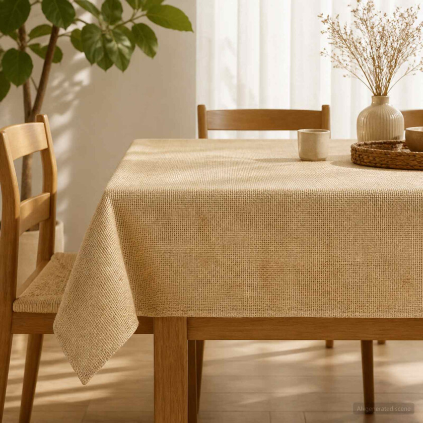 Jute duk Naturlig 140 x 240 cm 100% Tossa Jute
