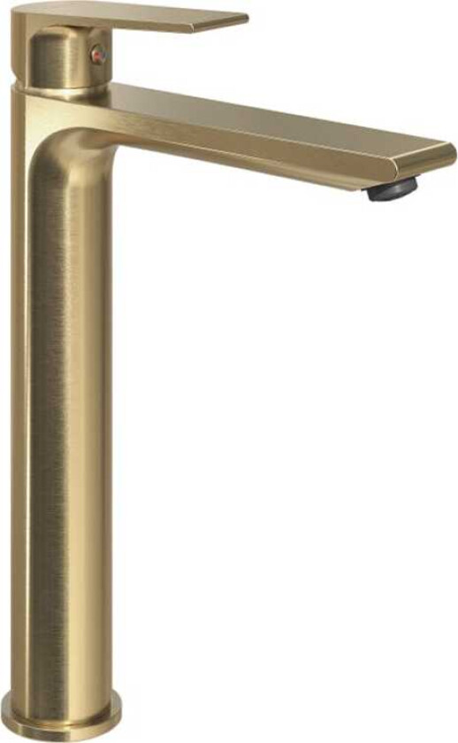 Servantbeslag Halde Fri Børstet messing Kaldstart