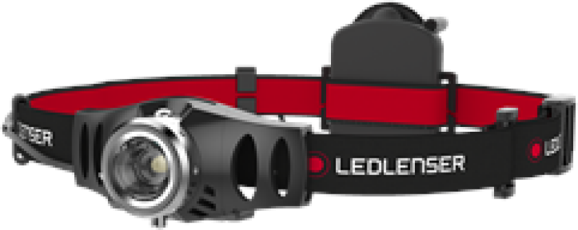 Led Lenser H3.2, Hodebåndslommelykt, Sort, Rød, Metall, Plast, IPX4, -20 - 40 °C, LED