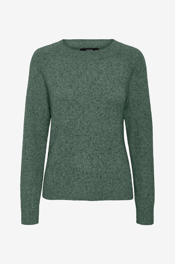 Genser vmcDoffy LS O-neck Blouse GA Curve - Grønn