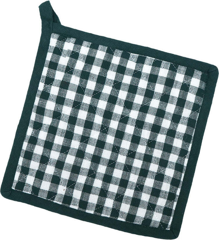 Collections Gryteklut Ruter 20x20cm Grønn