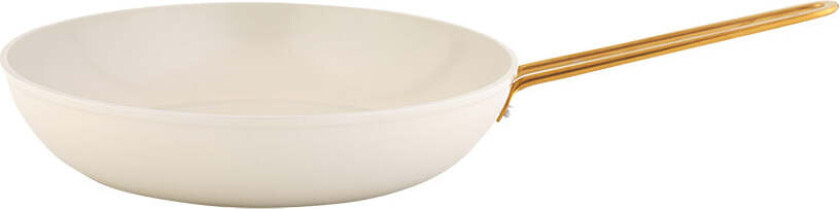 Faye Stekepanne 28cm m/Keramisk Belegg Creme