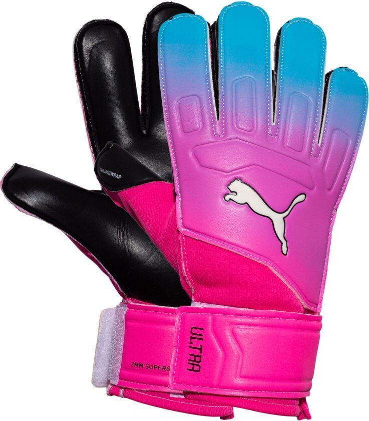 Keeperhansker Ultra Play Rc Showtime - Ultra Blue/poison Pink/lime Squeeze, størrelse 9