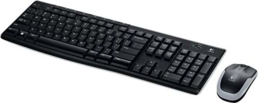 MK270 Wireless Combo - BE - Tastatur & Mussett - Belgisk - Svart