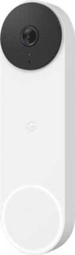 Nest - Dørklokke - med kamera - trådløs - 802.11b/g/n, Bluetooth LE - 2.4 Ghz - snø