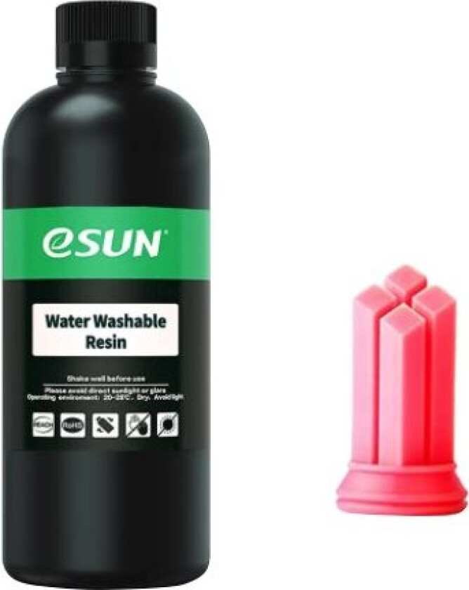 eSUN Water Washable Resin 0.5kg - Red