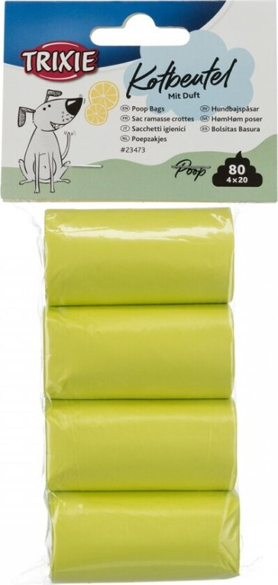 Hundepose med Sitronduft 4x20-pakk