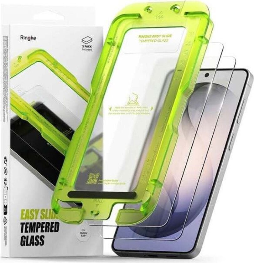 Easy Slide 2-Pack Tempered Glass for Samsung Galaxy S26+
