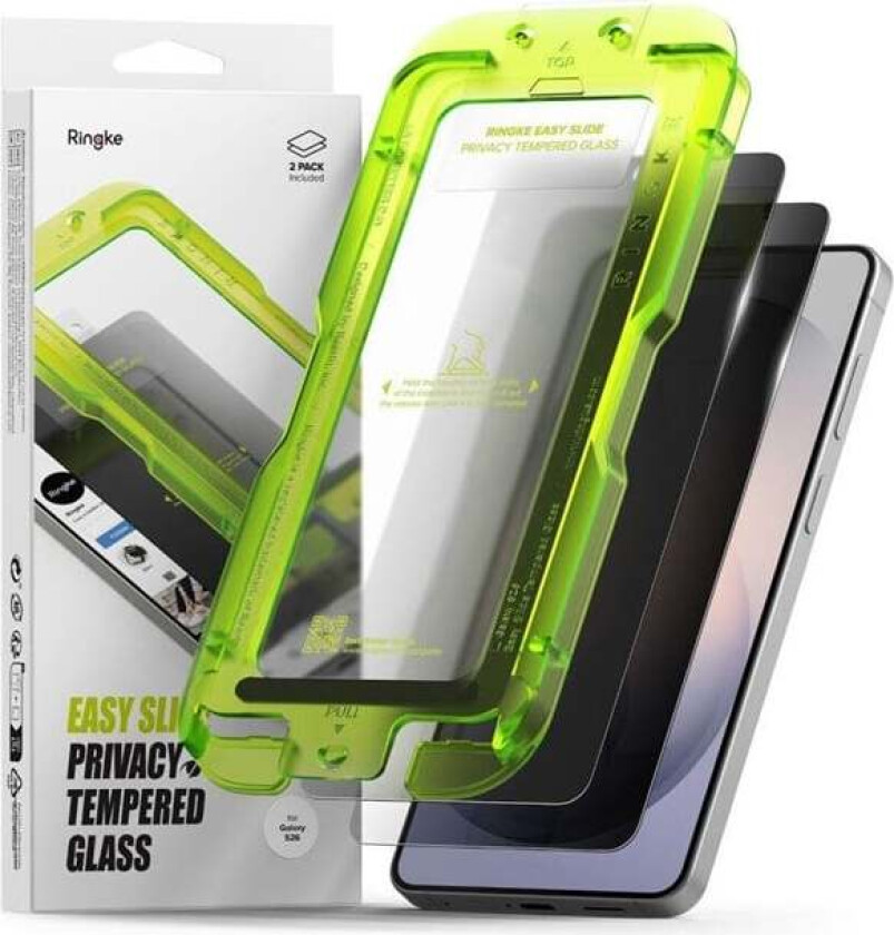 Easy Slide Tempered Glass Privatizing 2-Pack for Samsung Galaxy S26