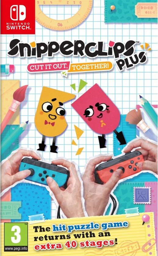 Snipperclips Plus: Cut it out together! - Nintendo Switch - Puslespill