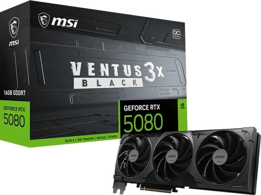 GeForce RTX 5080 Ventus 3X OC 16 GB skjermkort