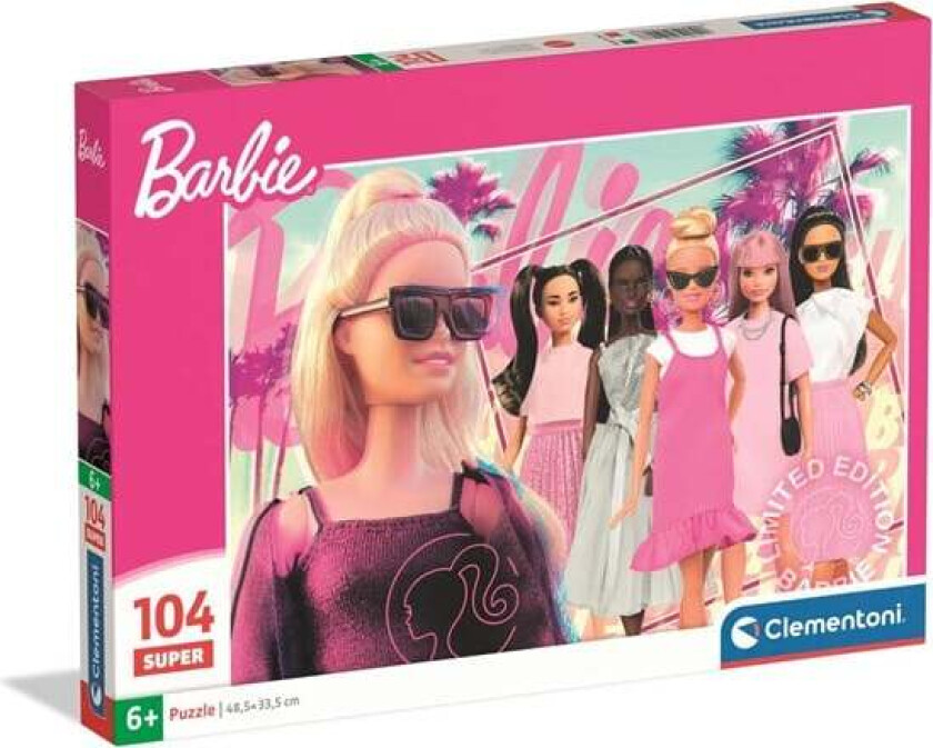 Puzzle Super Barbie 2026 104 pieces Gulv