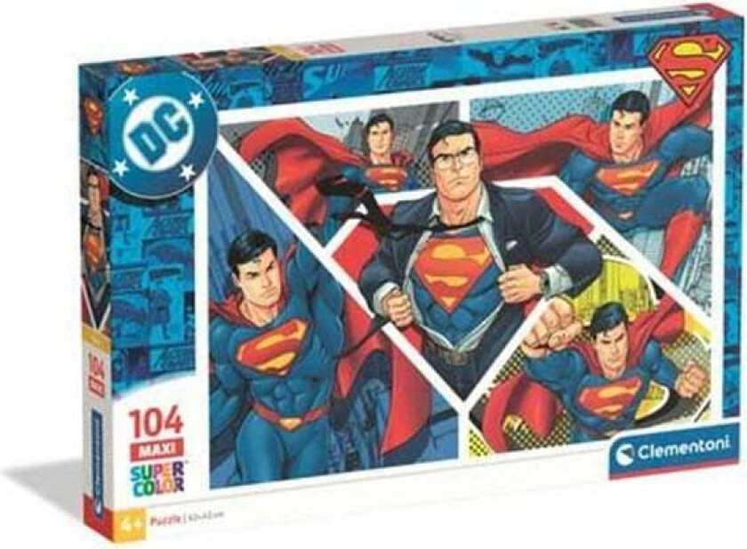 Puzzle Maxi Superman 2026 104 pieces Gulv
