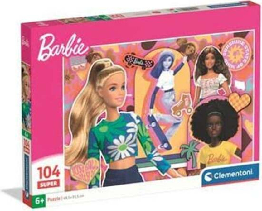 Puzzle Super Barbie 2026 -2 104 pieces Gulv