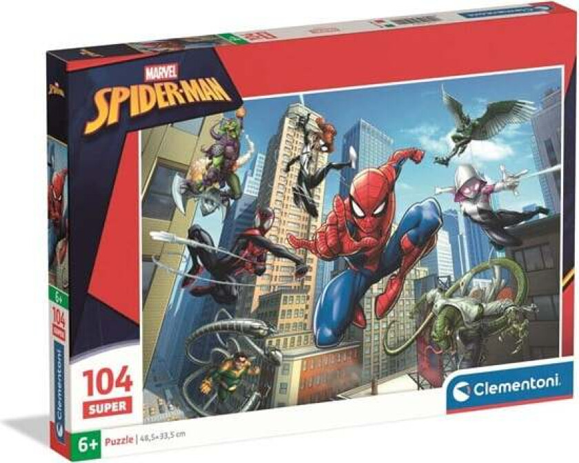 Puzzle Super Spider-Man 104 pieces Gulv