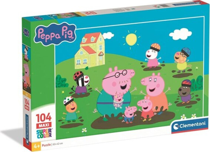 Puzzle Maxi Peppa Pig 2026 104 pieces Gulv