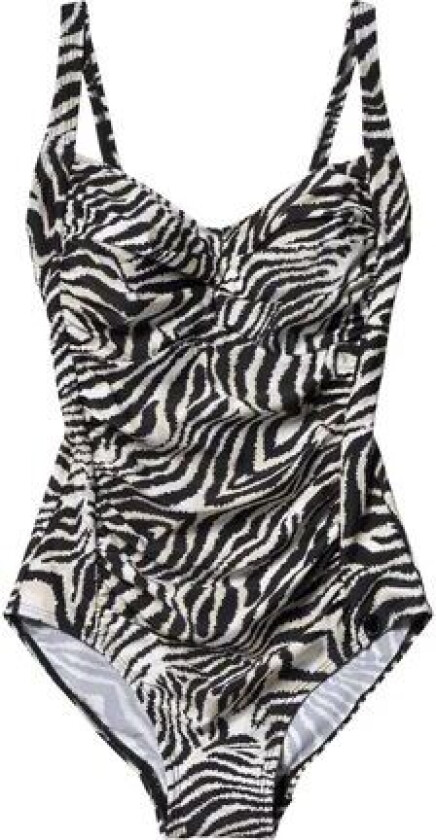 Zebra Potenza Swimsuit - Offwhite/Black 46