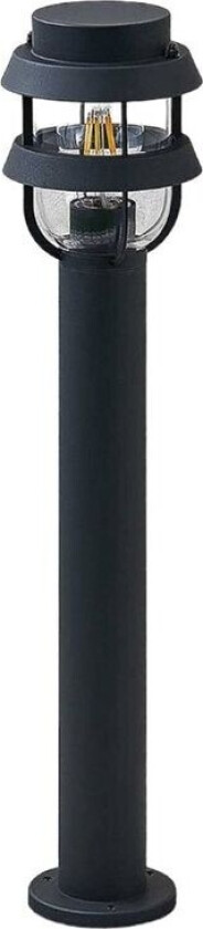 Pullertlampe Alvaro mørkegrå, 60 cm