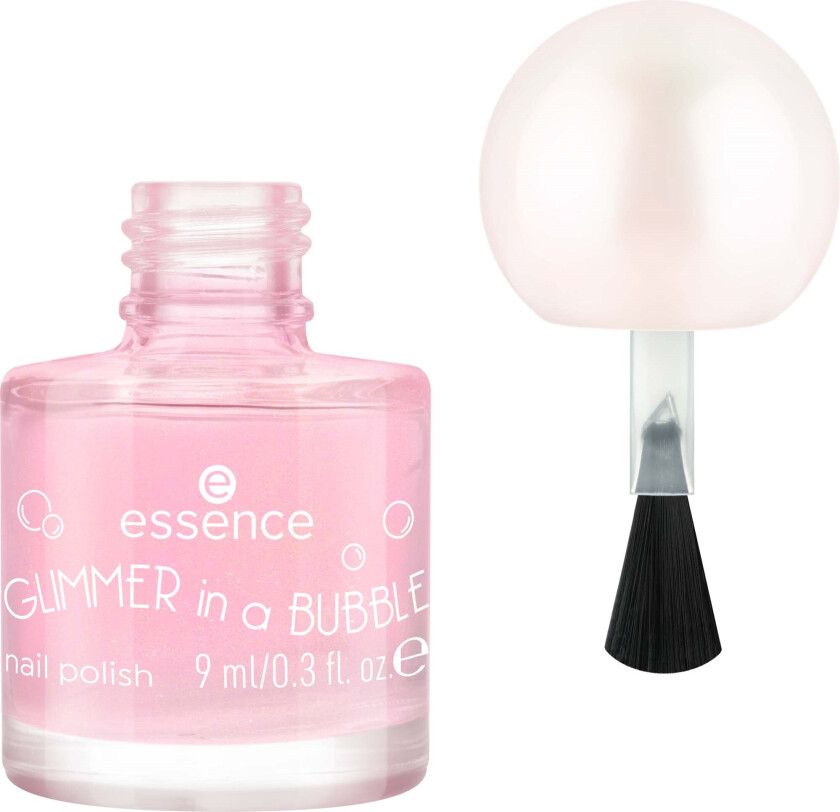 Glimmer In A Bubble Nail Polish 01 Glaze In A Haze