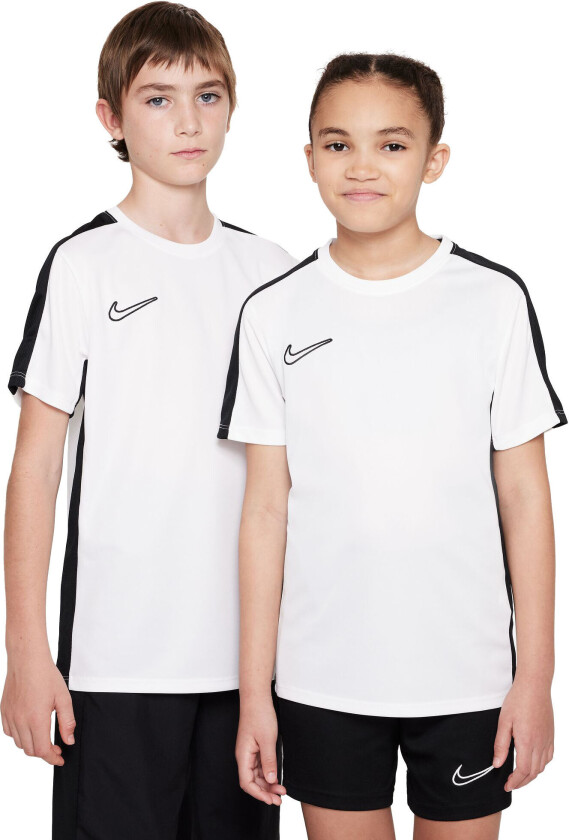 Dri-FIT Academy 23 Top Short Sleeve Br, treningstrøye junior WHITE/BLACK/BLACK