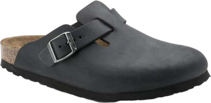 Boston Oiled Leather Regular Herre Black 41