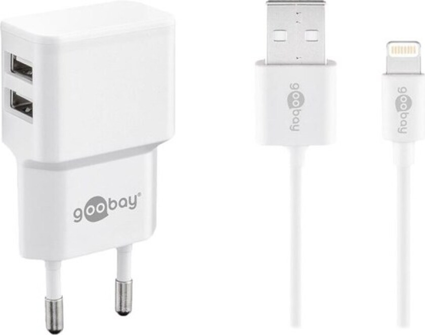 Dual Apple Lightning charger set 2.4 A