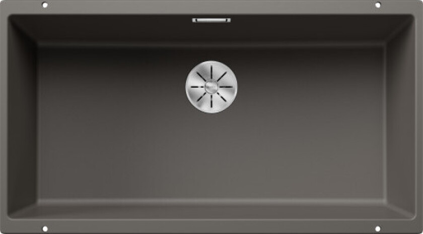 Subline 800-U UXI kjøkkenvask, 83x46 cm, grå