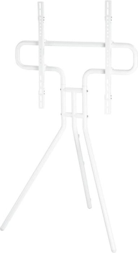 Easel Design - Stativ - for TV - metall - hvit - skjermstørrelse: 37-75 - plassering på gulv