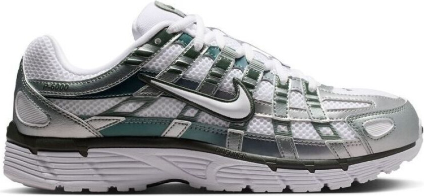 Sneaker P-6000 - Hvit/Grønn/Grønn/Chrome Kvinner, størrelse 42