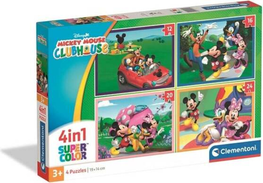 Puzzle 4-in-1 Mickey Mouse Club House 2026 Gulv
