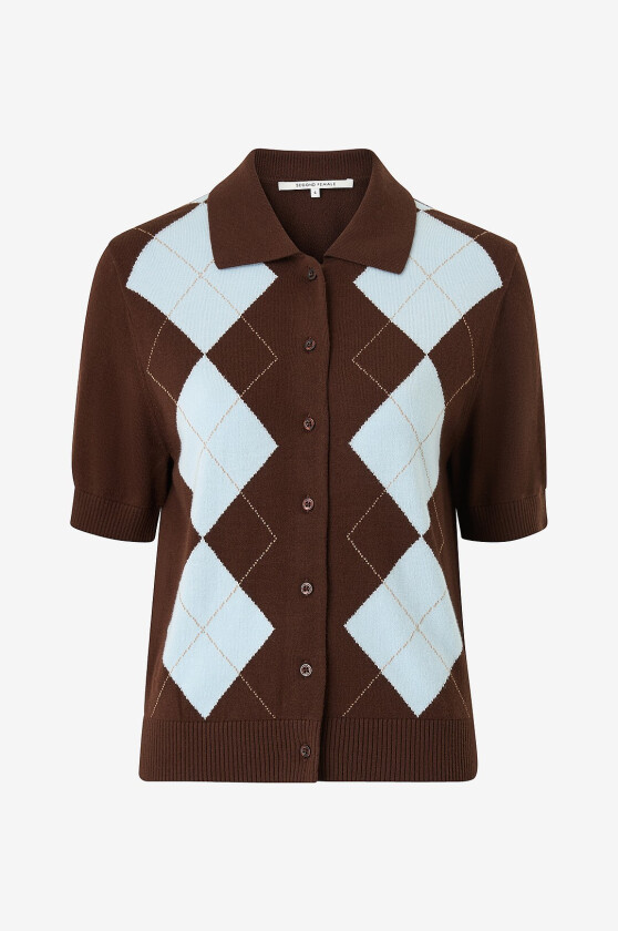 Kardigan Shailene Knit Cardigan - Brun